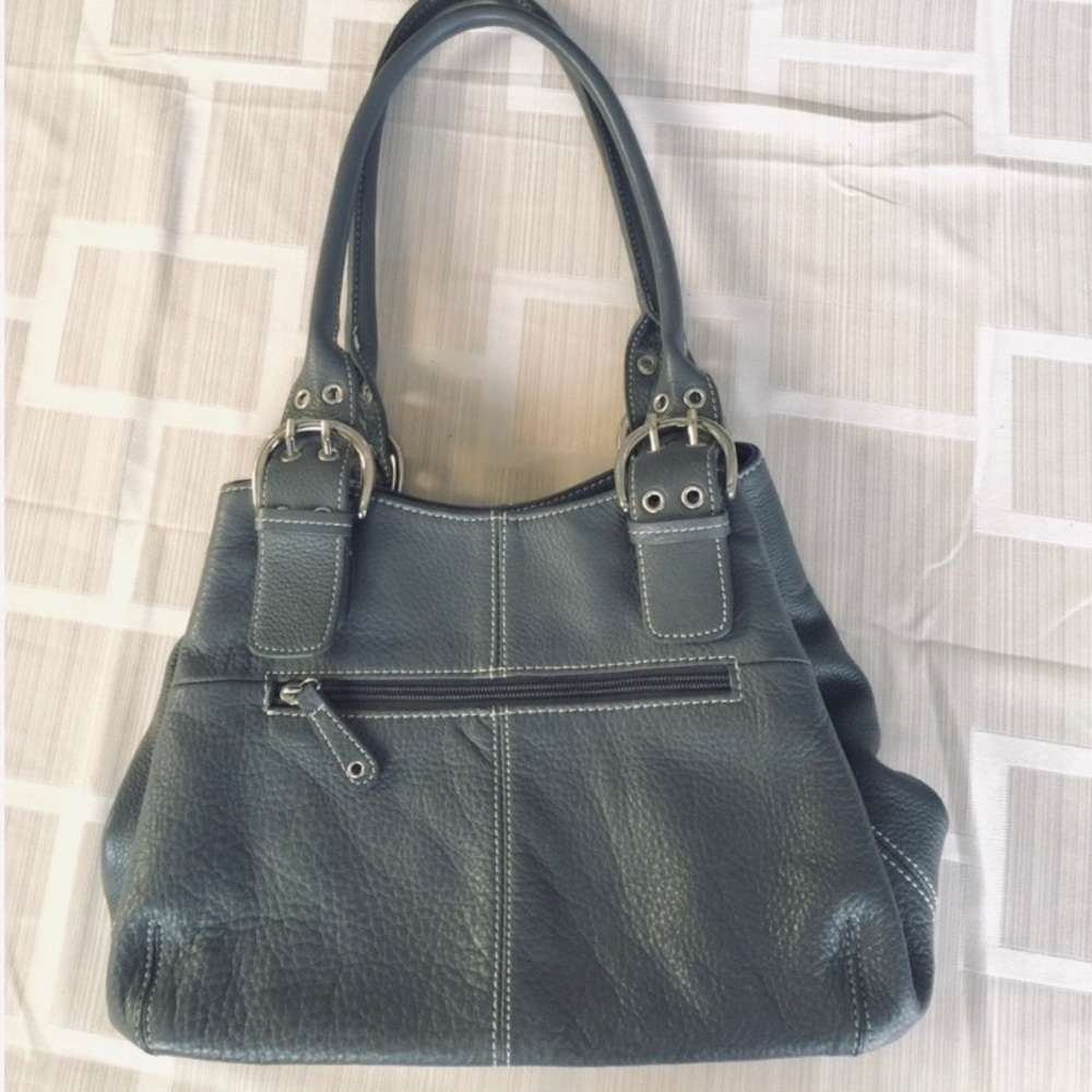 Tignanello Purse/Shoulder Bag. Grey. EUC.